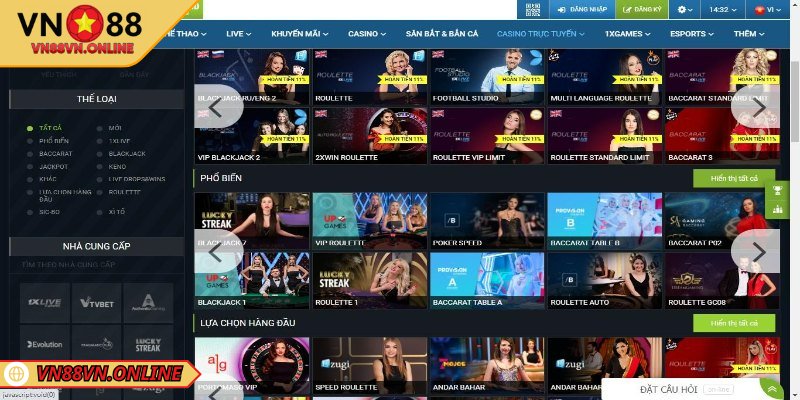 Nền tảng sòng bài online với dealer thật