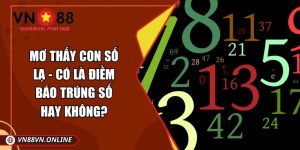 Mơ thấy con số lạ